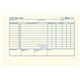 Rediform Daily Time Clock Cards - 100 Sheet(s) - Gummed - 1 Part - 4.25" x 7" Sheet Size - White - Manila Sheet(s) - 1 / Pad