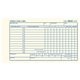 Rediform Weekly Time Cards - 100 Sheet(s) - 1 Part - 7" x 4.25" Sheet Size - White - Manila Sheet(s) - 1 / Pad