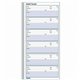 Rediform Voice Mail Log Book - 600 Sheet(s) - Wire Bound - 1 Part - 5.62" x 10.62" Sheet Size - White - White Sheet(s) - Blue Pr