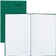 Rediform Emerald Series Account Book - 150 Sheet(s) - Gummed - 7.25" x 12.25" Sheet Size - Green - White Sheet(s) - Green Print 