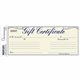 Rediform Gift Certificates with Envelopes - 8.5" x 3.7" - Blue - 25 / Pack