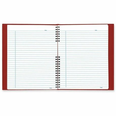 Rediform NotePro Twin - wire Composition Notebook - Letter - 200 Sheets - Twin Wirebound - Letter - 8 1/2" x 11" - White Paper -