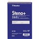 Blueline White Paper Wirebound Steno Pad - 350 Sheets - Wire Bound - Front Ruling Surface - 6" x 9" - White Paper - Cardboard Co