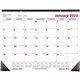 Brownline Professional Monthly Desk/Wall Calendar - Julian Dates - Monthly - 1 Year - January 2025 - December 2025 - 1 Month Sin