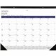 Blueline DuraGlobe Monthly Desk Pad Calendar, 22"x 17" , English - Julian Dates - Monthly - 12 Month - January 2025 - December 2