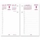 Brownline Daily Calendar Pad Refill 6" x 3-1/2" , English - Daily - 1 Year - January 2025 - December 2025 - 7:00 AM to 6:30 PM -