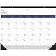 Blueline DuraGlobe Academic Monthly Desk Pad - Academic - Julian Dates - Monthly - 13 Month - July 2024 - July 2025 - 1 Month Si