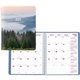 Brownline Mountain Monthly Planner - Monthly - 14 Month - December 2024 - January 2026 - Twin Wire - Nature's Hues - 8.9" Height