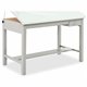 Safco Precision Drafting Table Base - Enamel Four Leg Base - 35.50" Height x 56.38" Width x 30.50" Depth - Assembly Required - G