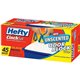 Hefty CinchSak 13-gallon Drawstring Bags - 13 gal Capacity - Drawstring Closure - White - 6/Carton - 45 Per Pack - Garbage, Kitc