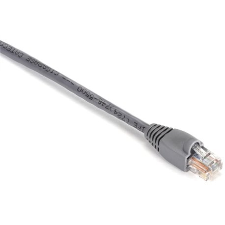 Black Box Gigabase Cat. 5E UTP Patch Cable - RJ-45 Male - RJ-45 Male - 1ft - Gray