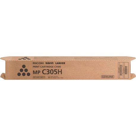 Ricoh Original Laser Toner Cartridge - Black - 1 Each - 12000 Pages