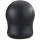 Safco Zenergy Vinyl Swivel Ball Chair - Black Vinyl - Polyester - 1 Each