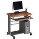 Mayline Empire Mobile PC Workstation - Rectangle TopAssembly Required - Steel - 1 Each