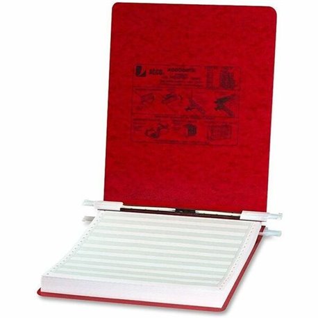 ACCO PRESSTEX Unburst Sheet Covers - 6" Binder Capacity - 9 1/2" x 11" Sheet Size - Executive Red - Recycled - Retractable Filin