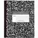 Roaring Spring Wide Ruled Flexible Cover Composition Book, 8.5" x 7" 48 Sheets, Black Marble - 48 Sheets - 96 Pages - Printed - 