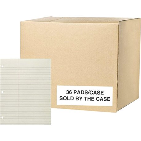 Roaring Spring Law Ruled Gummed Glue Top Legal Pads - 50 Sheets - 100 Pages - Printed - Glued - Both Side Ruling Surface - Legal