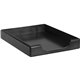 Rolodex Wood Tones Front-loading Letter Trays - 1 Tier(s) - 2" Height x 13.5" Width x 10.5" DepthDesktop - Black - Wood - 1 Each