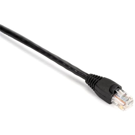 Black Box Cat. 5E UTP Patch Cable - RJ-45 Male - RJ-45 Male - 1ft - Black