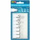 Redi-Tag Permanent Stick Write-On Index Tabs - 104 Write-on Tab(s) - 1" Tab Height x 0.43" Tab Width - Self-adhesive, Permanent 