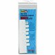 Redi-Tag Permanent Stick Write-On Index Tabs - 416 Write-on Tab(s) - 1" Tab Height x 0.43" Tab Width - Self-adhesive, Permanent 