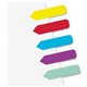 Redi-Tag Mini Arrows Removable Tags - 154 - 5/16" x 1 1/4" - Arrow - Yellow, Red, Blue, Mint, Purple - Writable, Removable - 154