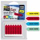 Redi-Tag Sign Here Mini Arrows - 126 - 1 1/4" x 5/16" - Arrow - "SIGN HERE" - Assorted - Removable, Self-adhesive - 126 / Pack