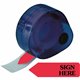 Redi-Tag Sign Here Removable Flags In Dispenser - 1 7/8" x 9/16" - Arrow - "SIGN HERE" - Red - Removable, Self-adhesive - 120 / 