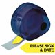 Redi-Tag Please Sign and Date Arrows In Dispenser - 120 x Yellow - 1 7/8" x 9/16" - Arrow - "Sign & Date" - Yellow - Removable, 