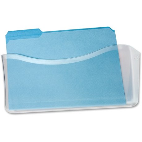 Rubbermaid Single Unbreakable Legal Wall Files - 1 Pocket(s) - 6.6" Height x 16.8" Width x 3.1" Depth - Unbreakable, Durable - C