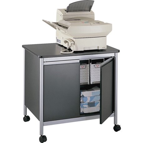 Safco Deluxe Steel Machine Stand - 200 lb Load Capacity - 1 x Shelf(ves) - 30.3" Height x 32" Width x 24.5" Depth - Laminate - S