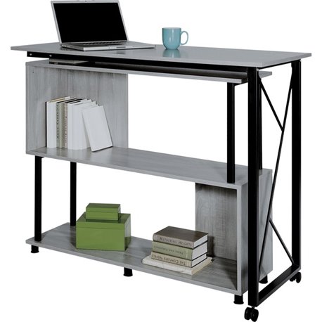 Safco Mood Rotating Worksurface Standing Desk - Box 1 of 2 - For - Table TopRectangle Top x 53.25" Table Top Width x 21.75" Tabl