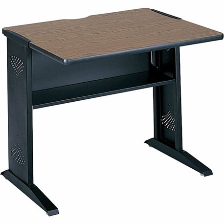 Safco 36"W Reversible Top Computer Desk - For - Table TopRectangle Top - 200 lb Capacity - 28" Table Top Length x 35.50" Table T