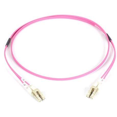 Black Box Fiber Optic Duplex Patch Network Cable - 3.20 ft Fiber Optic Network Cable for Transceiver, Network Device - First End