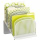 Safco Onyx Wire Mesh Desktop Organizer - 8 Tier(s) - 1" - 14" Height x 11.8" Width x 10.8" DepthDesktop - White - Steel - 1 Each