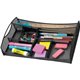 Safco Mesh Drawer Organizer - 7 Compartment(s) - 2.8" Height x 13" Width x 8.8" Depth - Black - Steel - 1 Each