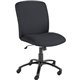 Safco Big & Tall Executive High-Back Chair - Black Foam, Polyester Seat - Polyester Back - Black Steel Frame - 5-star Base - Bla