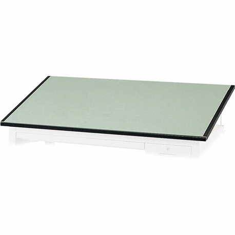 Safco Precision Drafting Table Top - Green Rectangle, Melamine Top - Enamel Base - 37.50" Table Top Length x 60" Table Top Width