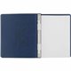 ACCO PRESSTEX Unburst Sheet Covers - 6" Binder Capacity - Letter - 8 1/2" x 11" Sheet Size - Dark Blue - Recycled - Retractable 