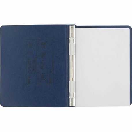 ACCO PRESSTEX Unburst Sheet Covers - 6" Binder Capacity - Letter - 8 1/2" x 11" Sheet Size - Dark Blue - Recycled - Retractable 