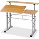 Safco Height-Adjustable Split Level Drafting Table - For - Table TopRectangle Top - Height Adjustable - 26.50" to 37.25" Adjustm