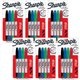 Sharpie Twin Tip Permanent Markers - Ultra Fine, Fine Marker Point - 0.3 mm, 1 mm Marker Point Size - Red, Green, Blue, Black Al