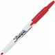 Sharpie Retractable Fine Point Permanent Marker - Fine Marker Point - Retractable - Red - 12 / Dozen