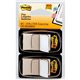 Post-it Flags - 100 - 1" x 1 3/4" - Rectangle - Unruled - White - Removable, Self-adhesive - 100 / Pack
