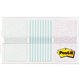 Post-it Printed Flags - 60 x Assorted Pastel - 1" x 1 3/4" - 30 Sheets per Pad - Green, Blue, Pink - Self-adhesive, Sticky, Remo