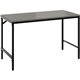 Safco Simple Study Desk - For - Table TopNeowalnut Rectangle, Laminated Top - Black Powder Coat Four Leg Base - 4 Legs x 45.50" 