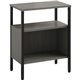 Safco Simple Storage Unit - 23.5" x 14"29.5" , 0.8" Top, 21" x 11"12.8" Shelf, 21"8.3" Top Opening - Material: Steel, Melamine L