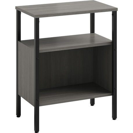 Safco Simple Storage Unit - 23.5" x 14"29.5" , 0.8" Top, 21" x 11"12.8" Shelf, 21"8.3" Top Opening - Material: Steel, Melamine L