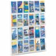 Safco 24-Pamphlet Display Rack - 24 Pocket(s) - 41" Height x 30" Width x 2" Depth - Break Resistant - Clear - Plastic - 1 Each