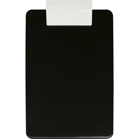 Saunders Antimicrobial Clipboard - 8 1/2" x 11" - Black, White - 1 Each